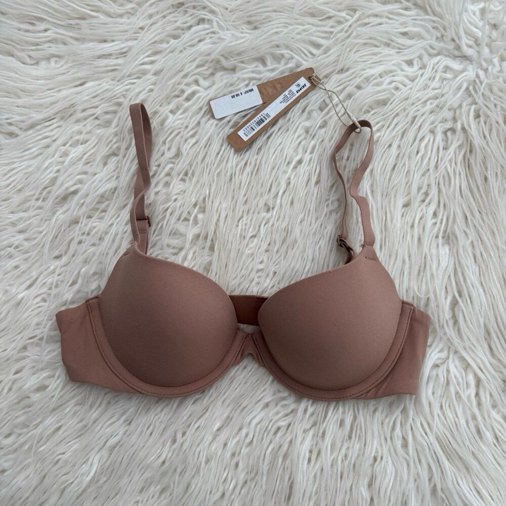Skims Fits Everybody Push Up Bra Sienna Size 32A